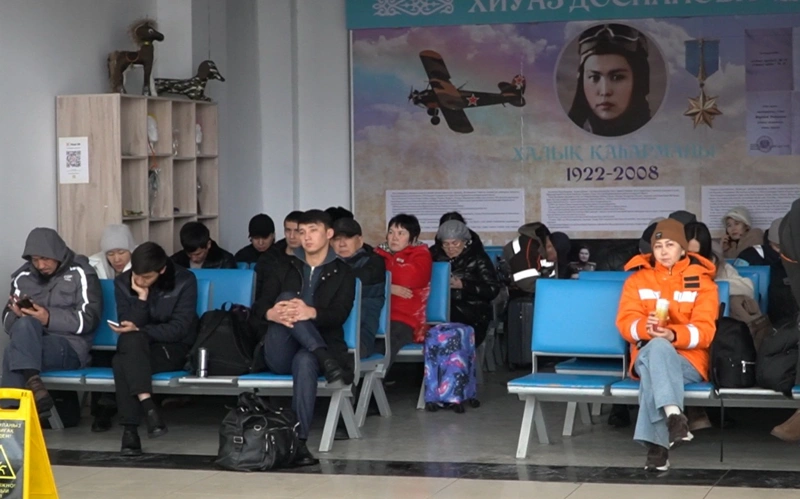 Атырау, аэропорт, пассажиры