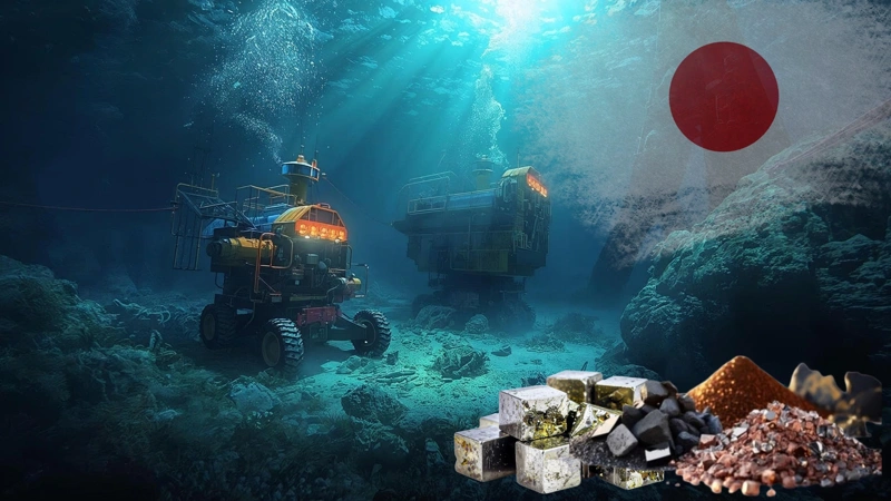 Japan mines rare earths from the deep sea first