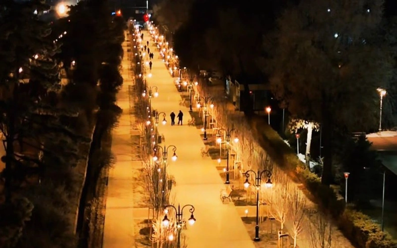 Новый пешеходный бульвар появился на улице Пушкина в Алматы