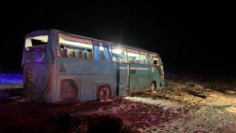 4 bus passengers killed in crash in Mangistau region