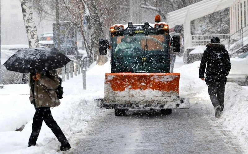Almaty airport reports flight delays as snowfall continues