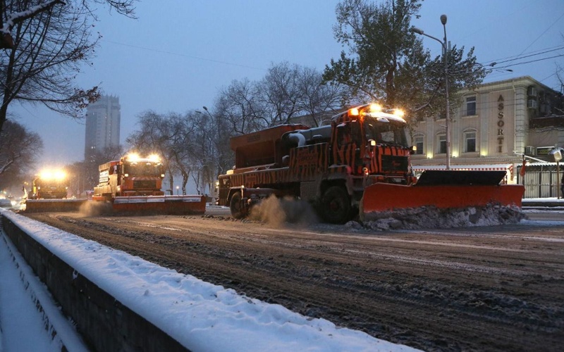 Более 15&nbsp;см снега выпало в&nbsp;Алматы