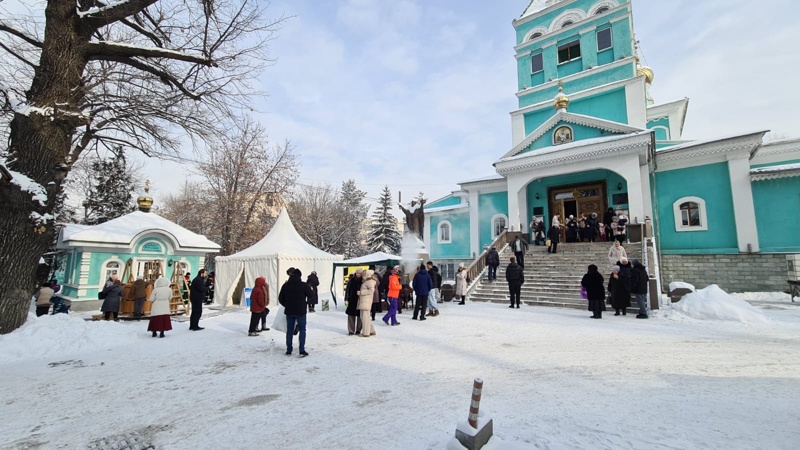 Как проходят крещенские купания в&nbsp;Алматы