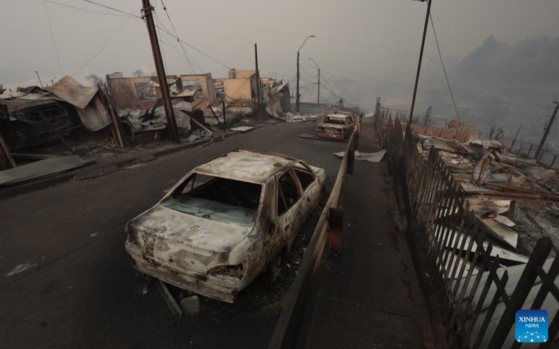 Chile wildfire death toll rises to 18