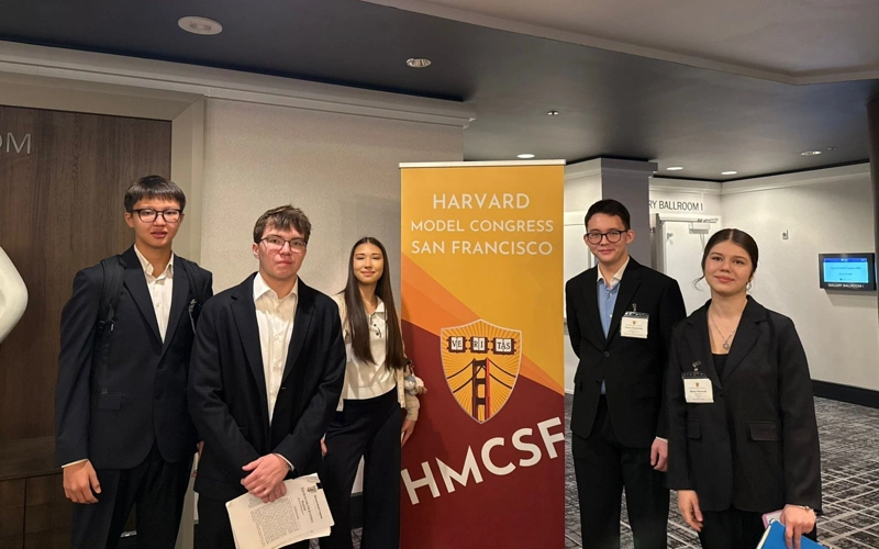 Казахстанская команда школьников MansapTeam приняла участие в конференции Harvard Model Congress