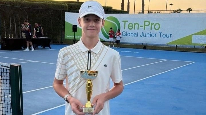 14-year-old Kazakhstani tennis player clinches Ten-Pro Global Junior Tour title