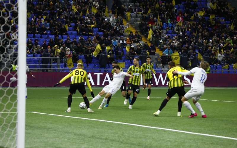 FC Kairat fall to Club Brugge in Champions League match