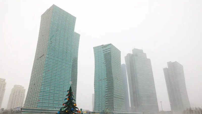 Storm alert in effect in 12 regions of Kazakhstan