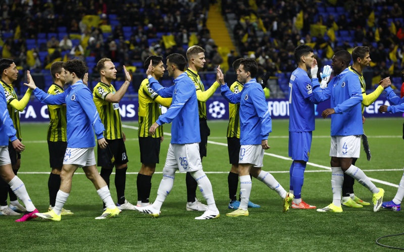 FC Kairat fall to Club Brugge in Champions League match