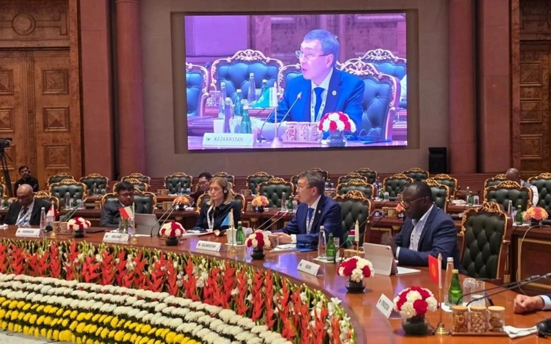 Kazakh President’s ideas voiced at 5th Kurultai presented at global forum in India