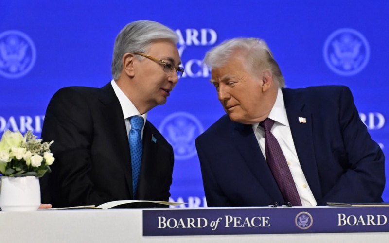 Kassym-Jomart Tokayev signs Charter of Board of Peace at Davos