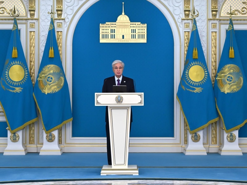 Tokayev hands over State Flag to flag bearers of national Olympic and Paralympic teams 