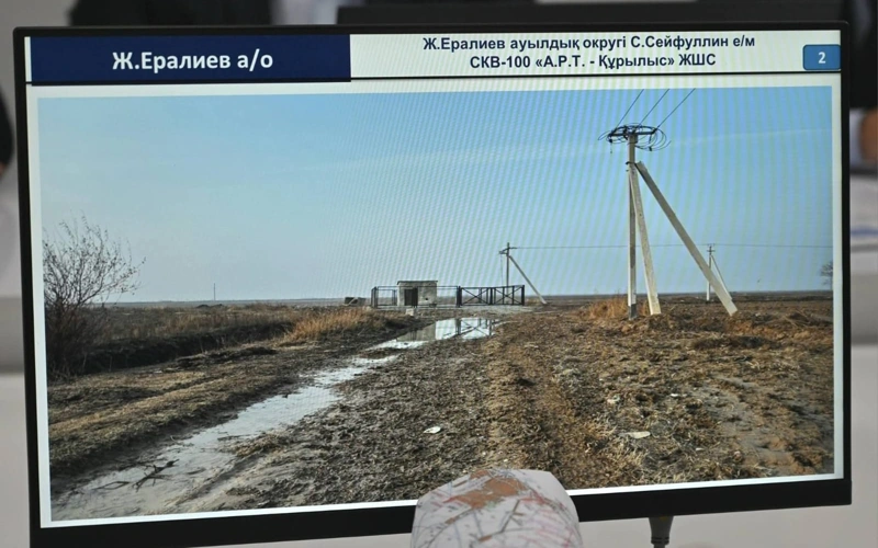 Túrkistan oblysynda tik drenajdardy qalpyna keltirýdegi kemshilikter egistikke zııan tıgizdi
