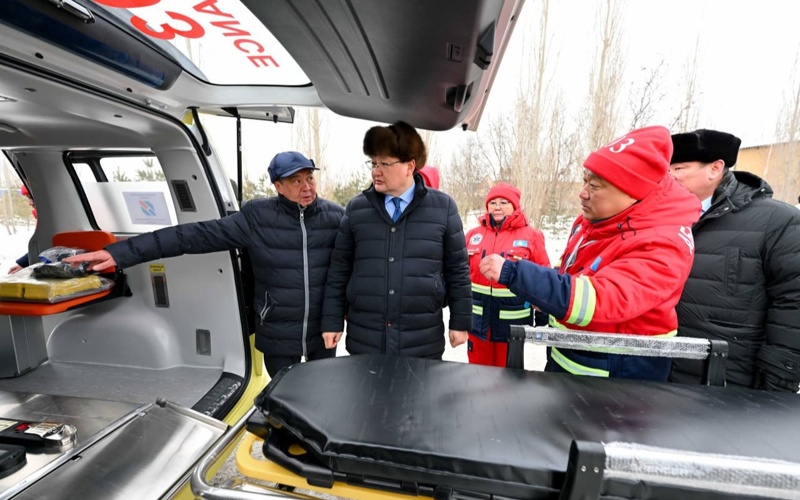 Автопарк станции скорой помощи Семея пополнился новыми автомобилями