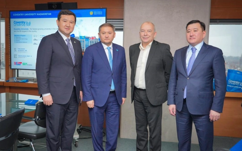 ҚР Ғылым және жоғары білім министрі Саясат Нұрбек Coventry University барды