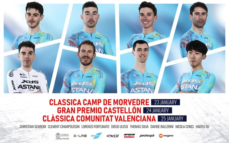 Valencia opening weekend 2026. Rider roster