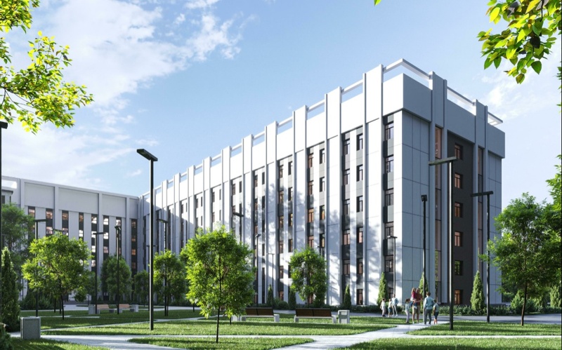 Реконструкция ГКБ №7 в Алматы за миллиарды тенге: на какой стадии проект Реконструкция ГКБ №7, Алматы, эскиз