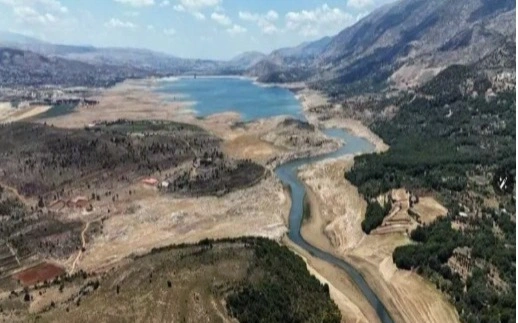 Lebanon's largest artificial lake shows signs of recovery after drought