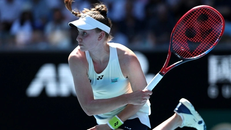 Elena Rybakina of Kazakhstan storms into Australian Open final