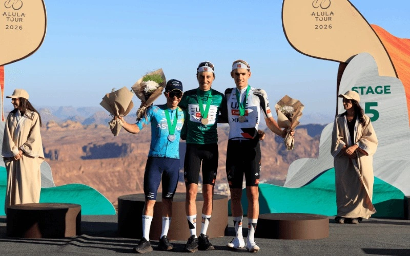 AlUla Tour. Sergio Higuita is second overall