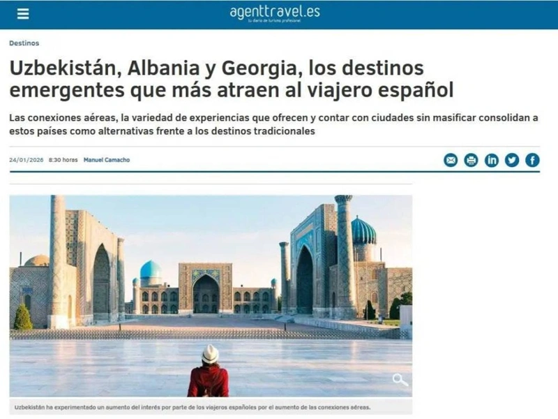 Spanish tourists drive rising interest in Uzbekistan 