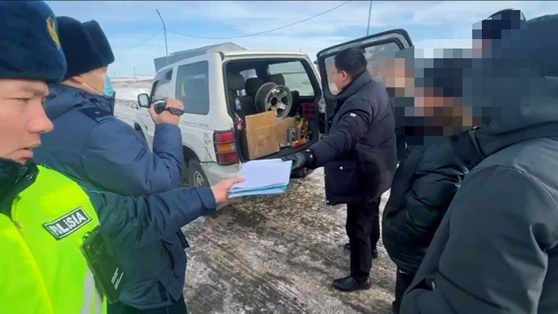 Abaı oblysynda asa iri kólemdegi esirtki tasymaly