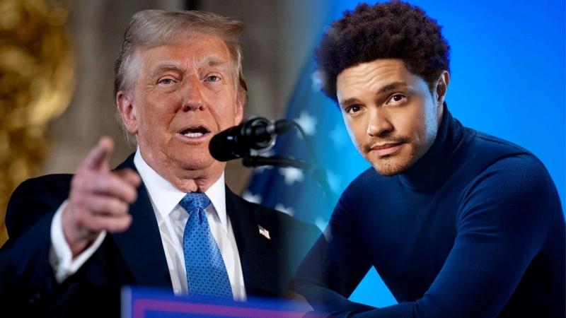 Trump rips Grammys, threatens lawsuit against Trevor Noah
