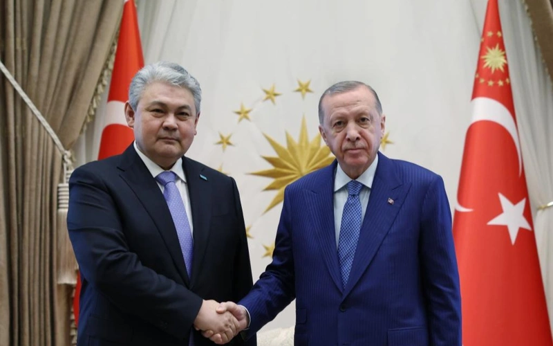 Turkish President Erdoğan receives Kazakh Foreign Minister 
