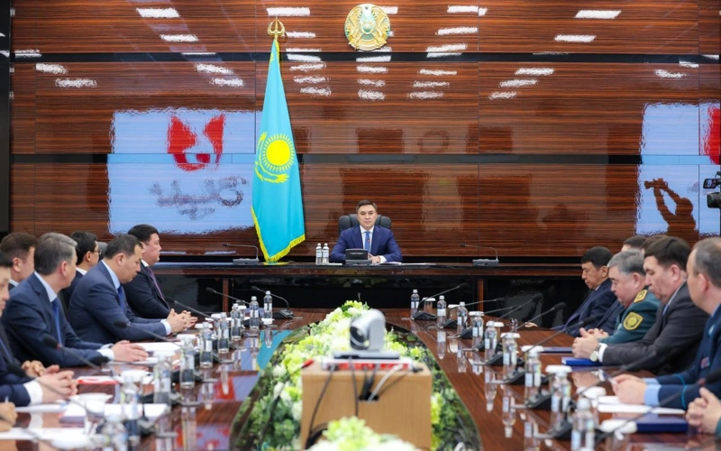 Проект новой Конституции обсудили в акимате Шымкента