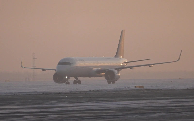 самолет, рейс, аэропорт, Air Astana, авиация
