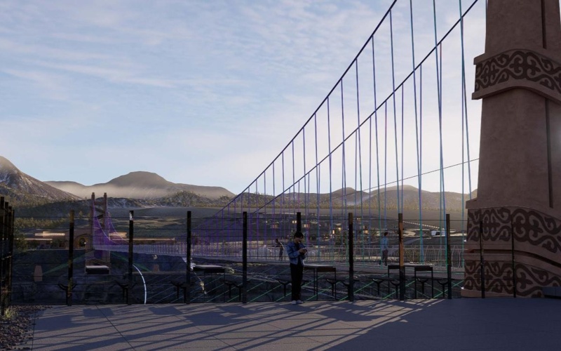 стеклянный мост, черный каньон