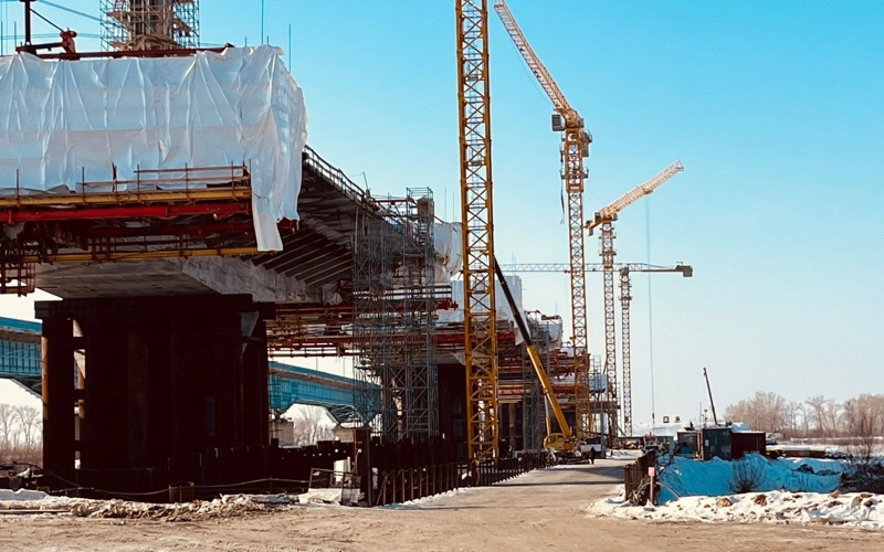 Два возгорания на строящемся мосту в Павлодаре: когда сдадут объект