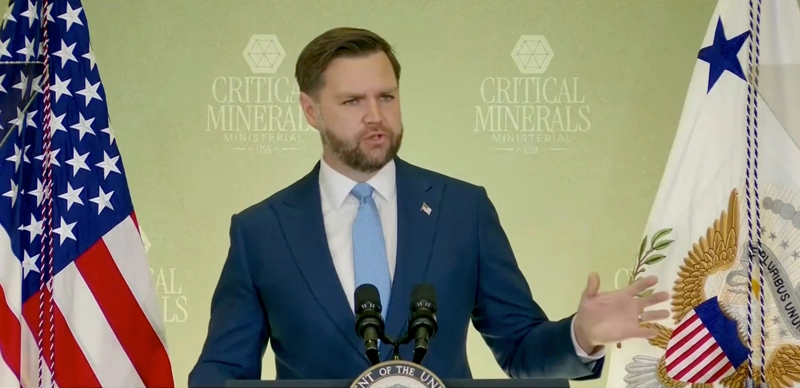 JD Vance, USA, critical minerals, America