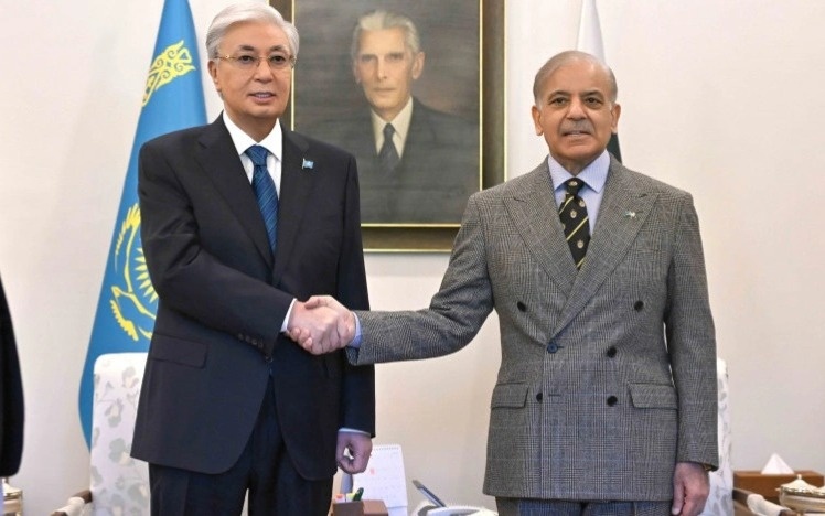 President Kassym-Jomart Tokayev and Prime Minister Shehbaz Sharif 