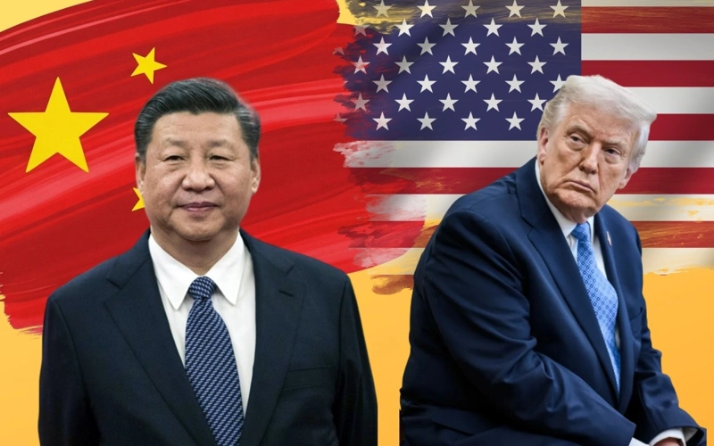 Xi Jinping and Donald Trump