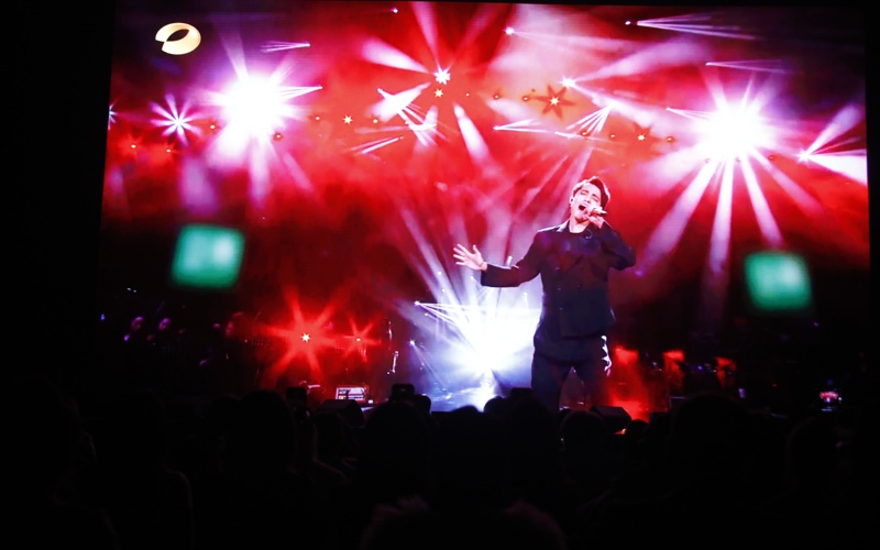 Димаш Кудайберген представил премьеру международного проекта в&nbsp;Алматы