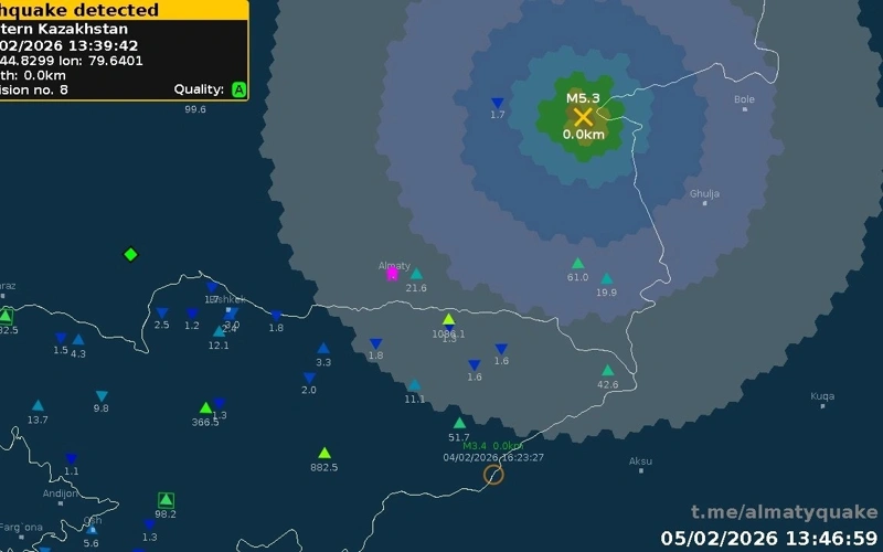 Earthquake jolts Kazakhstan