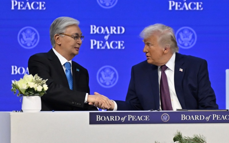 Касым-Жомарт Токаев и Дональд Трамп