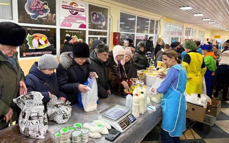 Продукты из стабфондов начали продавать на ярмарках выходного дня в Казахстане