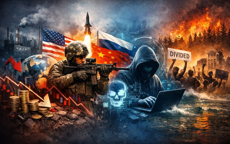 Global risks, world outlook, politics, economy, analytics, money, world, globalisation, cybersecurity