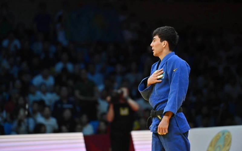 Kazakh judoka clinches bronze at Paris Grand Slam