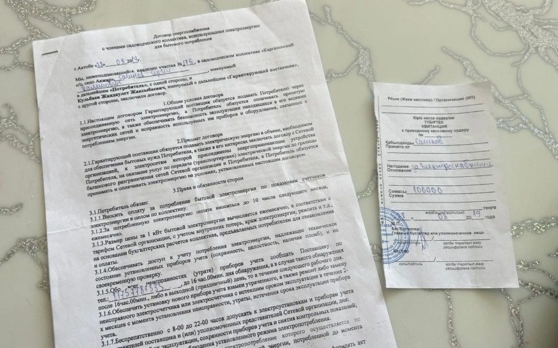 В Актобе дачники ждут подключения к городской электросети