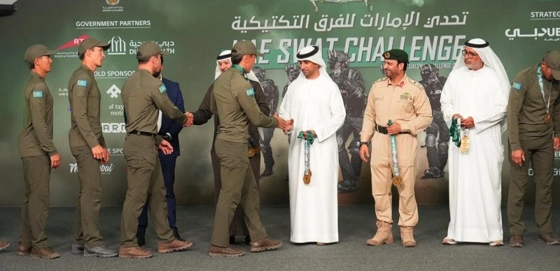 Kazakhstan&rsquo;s special forces rank among top 10 at UAE SWAT Challenge