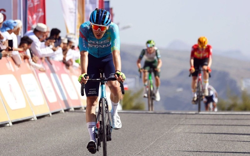 Astana's Scaroni storms into GC contention at Tour of Oman