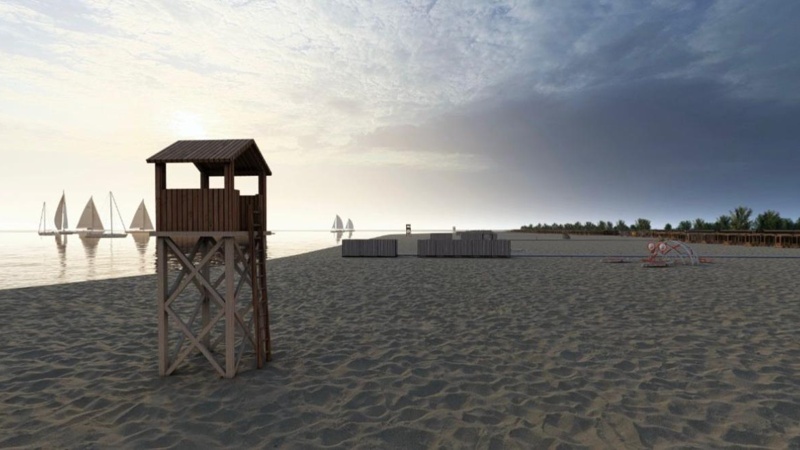 Еще два пляжа благоустроят в Конаеве а