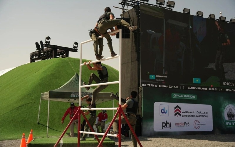 Kazakhstan’s special forces lead UAE SWAT Challenge