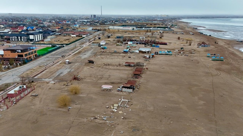 Еще два пляжа благоустроят в Конаеве а