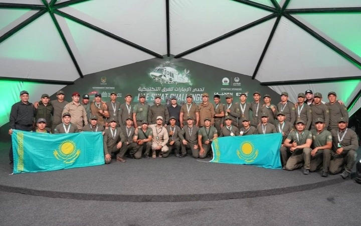 Казахстанские спецподразделения завоевали золото и серебро на турнире в Дубае 