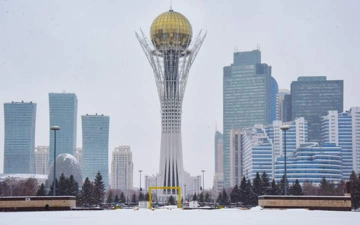 Астана Байтерек зима қыс