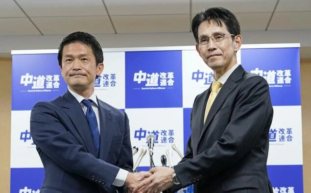 Japan opposition turns to two-man contest after historic loss